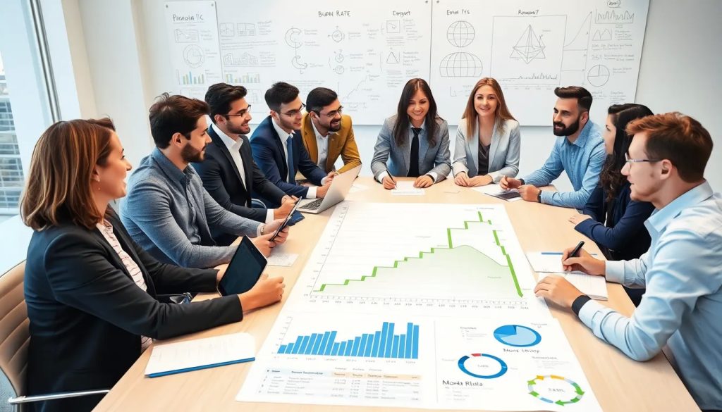 analisis y modelado de un burn rate y runway financiero