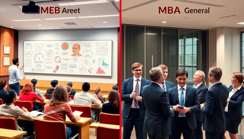diferencia entre un mba general y uno en direccion general