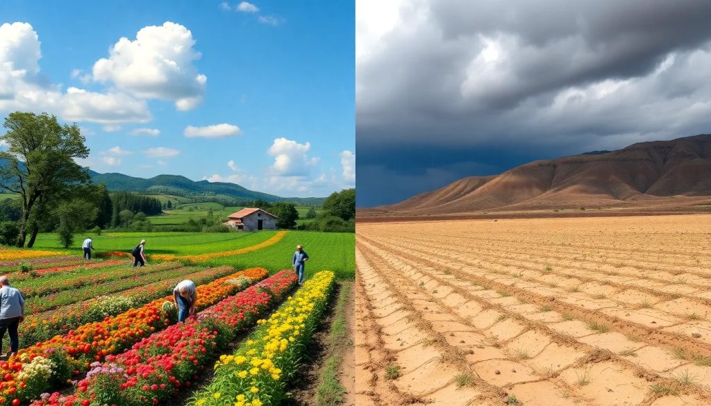 impacto del cambio climatico en la produccion de alimentos