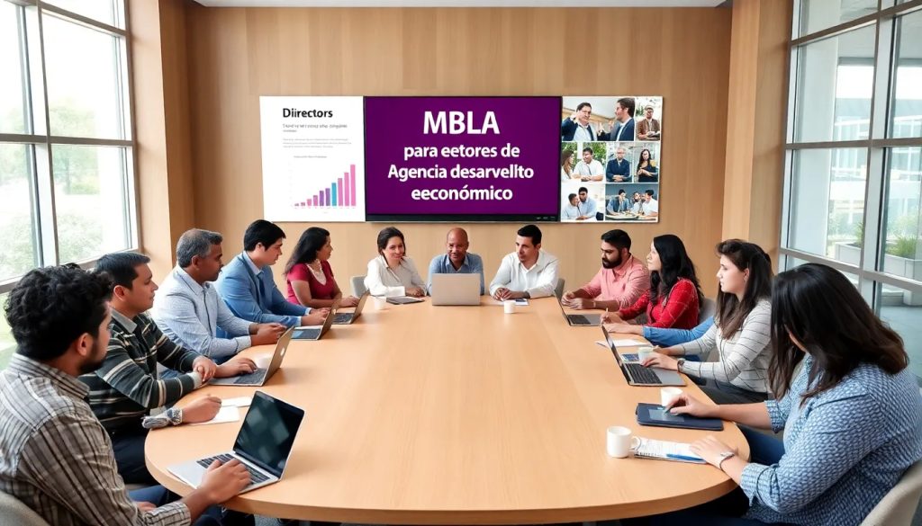 mba para profesionales que buscan un rol de director de agencia de desarrollo economico
