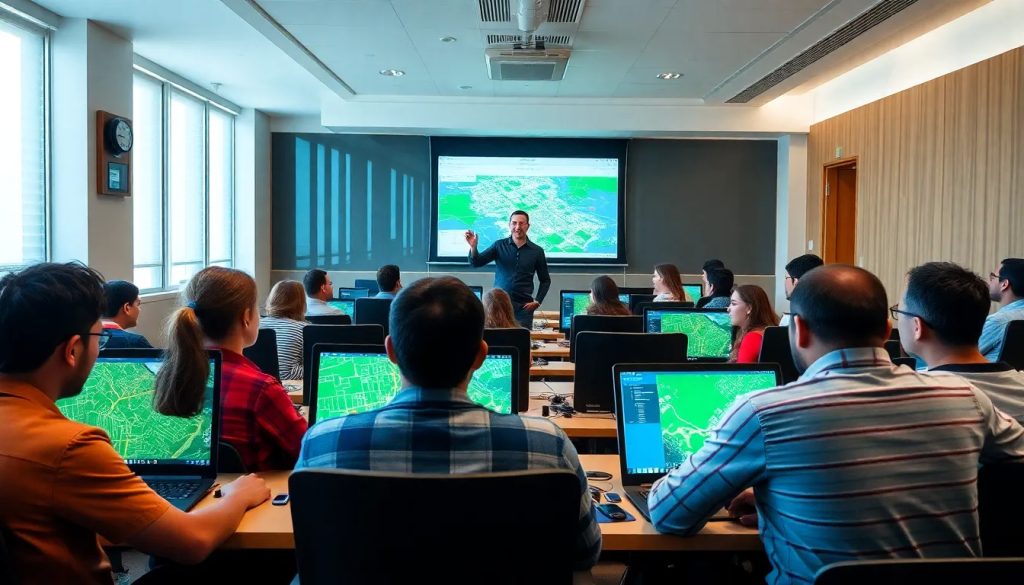 mba que ofrece entrenamiento en el uso del software gis para planificacion urbana