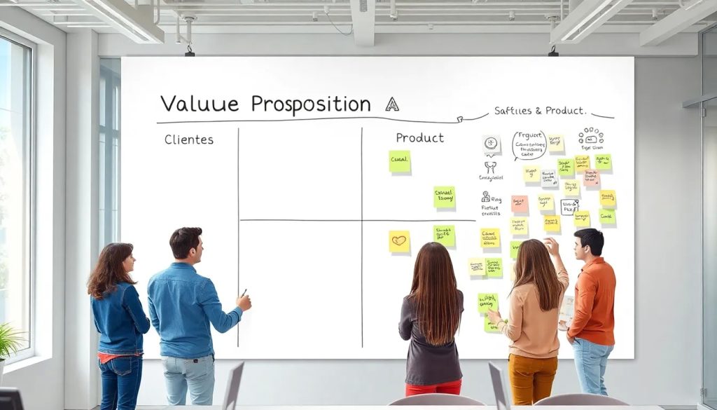 uso del value proposition canvas para alinear producto y cliente